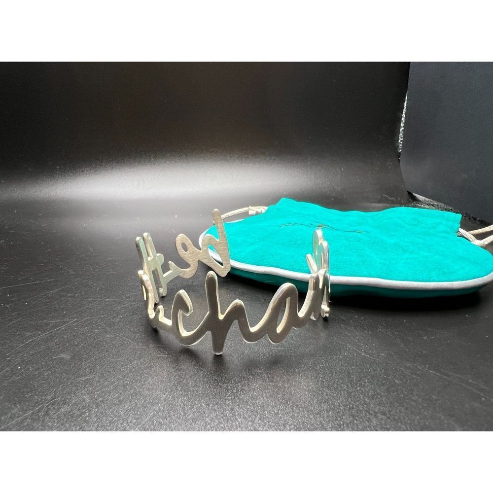 Rustic Cuff Designer Silver Be The Change Gandhi … - image 4